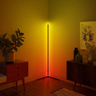 RGBCW Corner Floor Lamp-0